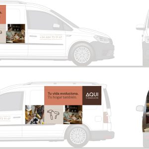 Diseño branding de vehículo