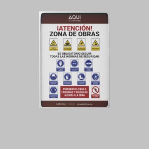 Diseño Cartel de seguridad en obras