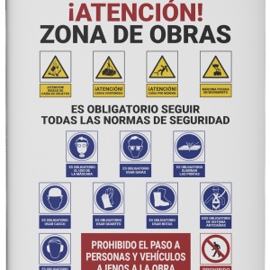Diseño Cartel de seguridad en obras