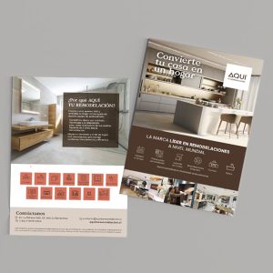 Pack de 250 flyers remodelaciones
